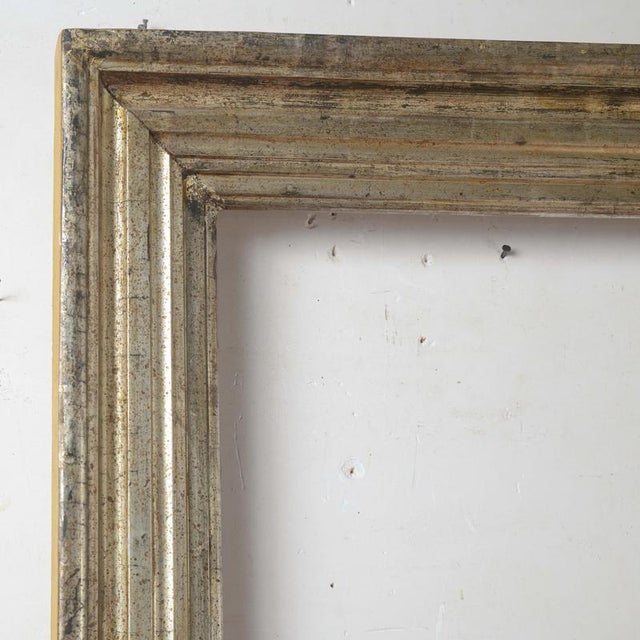 Wood Silver Frame by Salvator Rosa, 19th Century For Sale - Image 7 of 18