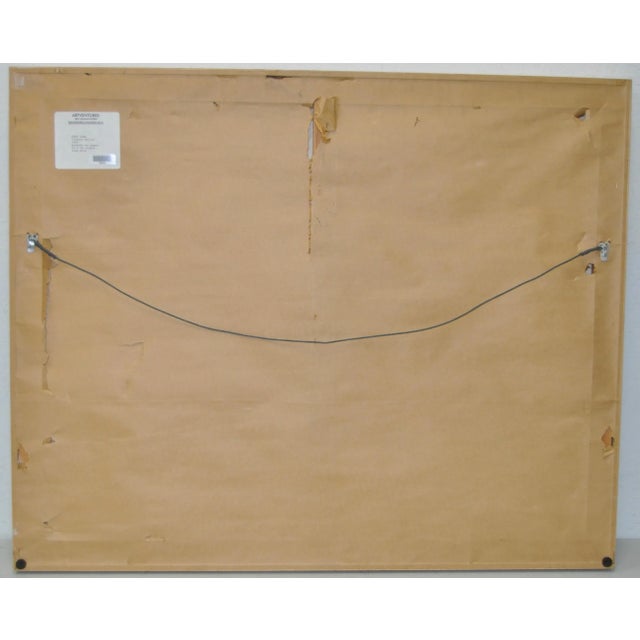 Jeffrey Long (American, 20th C.) "Indian Wells" Original Gouache Painting C.1983 For Sale - Image 4 of 6