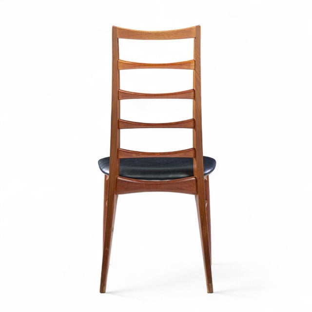 Brown Niels Koefoed for Koefoeds Hornslet Lis Danish Teak Dining Chairs - Set of 10 For Sale - Image 8 of 11