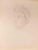 Pencil drawing on paper. Not signed, as issued. Very good condition. This piece is attributed to the mentioned...
