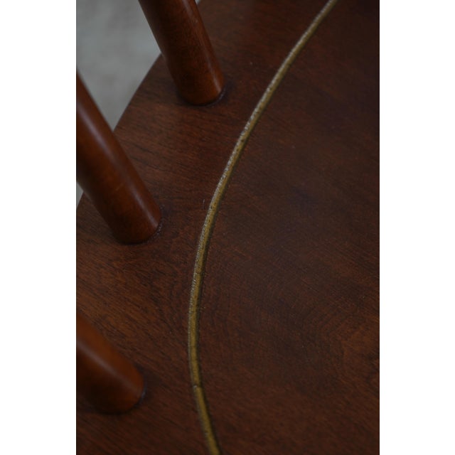 Wood Nichols & Stone Hitchcock Style Armchair For Sale - Image 7 of 12