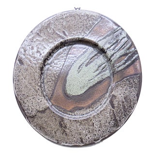 Wall Plate by Rainer Gehrig Grünstadt for Dewe, Frankfurt, Germany, 1960s For Sale
