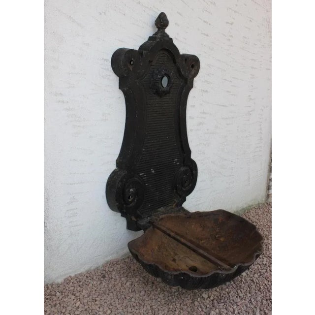 Antique Fountain in Cast Iron, 1890s For Sale - Image 10 of 13