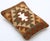 A one-of-a-kind handwoven Afghan wool kilim lumbar pillow featuring concentric diamond with a hooked center. Cut and sewn...