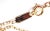 Gold Chanel 4 Leaf Clover Gold Diamond Pendant Link Chain Necklace For Sale - Image 8 of 12