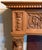 Figurative Renaissance Revival Style Carved Oak Mantel With Eagles, Rams Heads, Mermaids, Cherubim and "Green Men" For Sale - Image 3 of 9