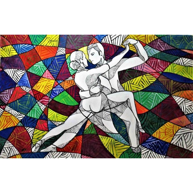 Acrylic on canvas by Gerardo La Porta. Excellent condition. Certificate of authenticity by the Artist. This piece is...