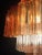 Amber and Ice Color Murano Glass Chandeliers or Flush Mounts, 1970, Set of 2 For Sale - Image 4 of 18