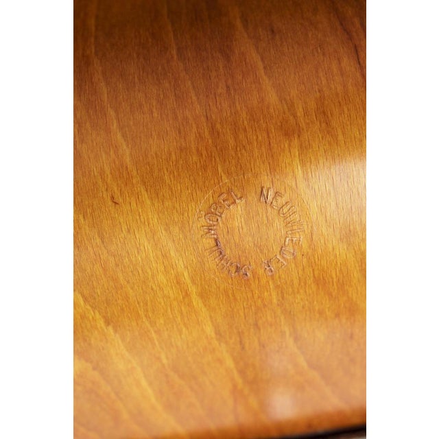 Vintage Pagholz Swivel Chair by Neuwieder Schulmöbel, 1960s For Sale - Image 10 of 11