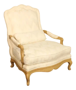 Baker Furniture French Louis XV Style Fauteuil Armchair