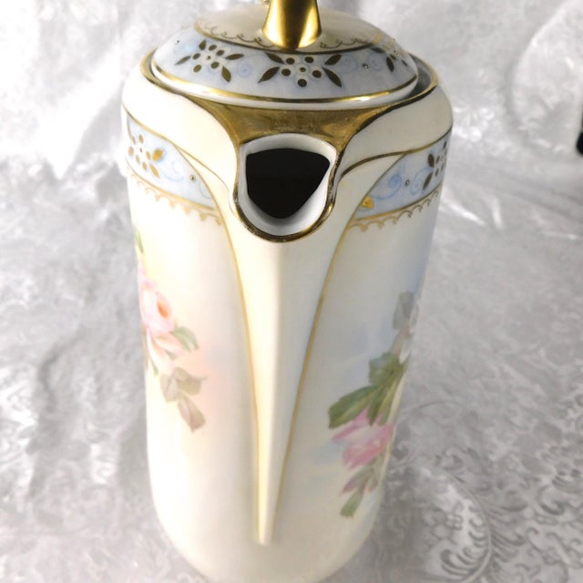 Ceramic 1950s Royal Rudolstadt Coffee Pot For Sale - Image 7 of 13