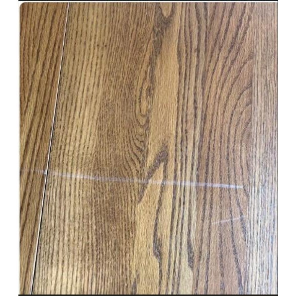 Solid Oak Dining Table With Hidden Leaves For Sale In Philadelphia - Image 6 of 9