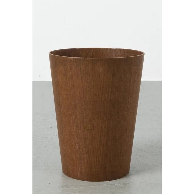 Wood Vintage Waste Basket from Servex For Sale - Image 7 of 7