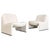 Italian Modern Teddy Fabric Alky Armchairs attributed to G. Piretti, Anonima Castelli, 1970s, Set of 2 For Sale - Image 14 of 14