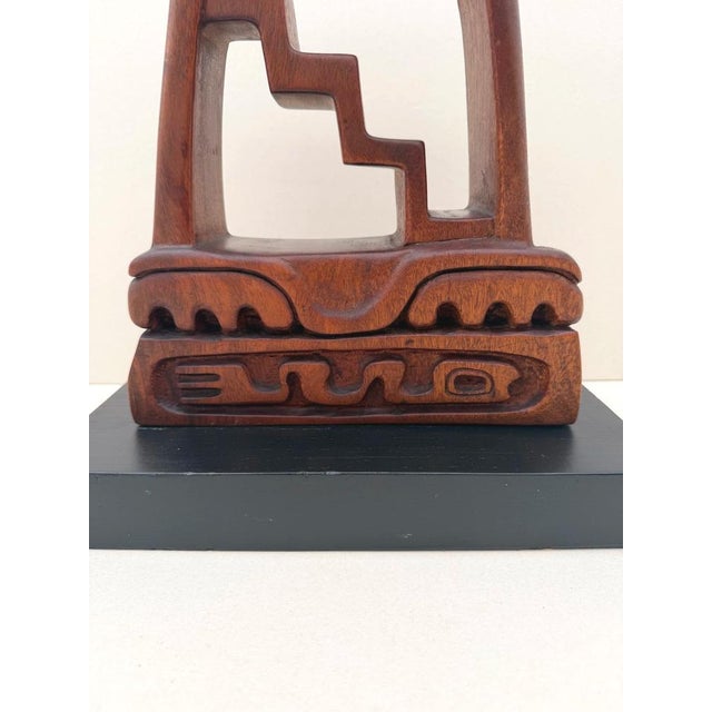 Raul Conti, Sculpture, 1970s, Wood, in Very Good conditions. Designed 1970 to 1979 This piece has an attribution mark, I...