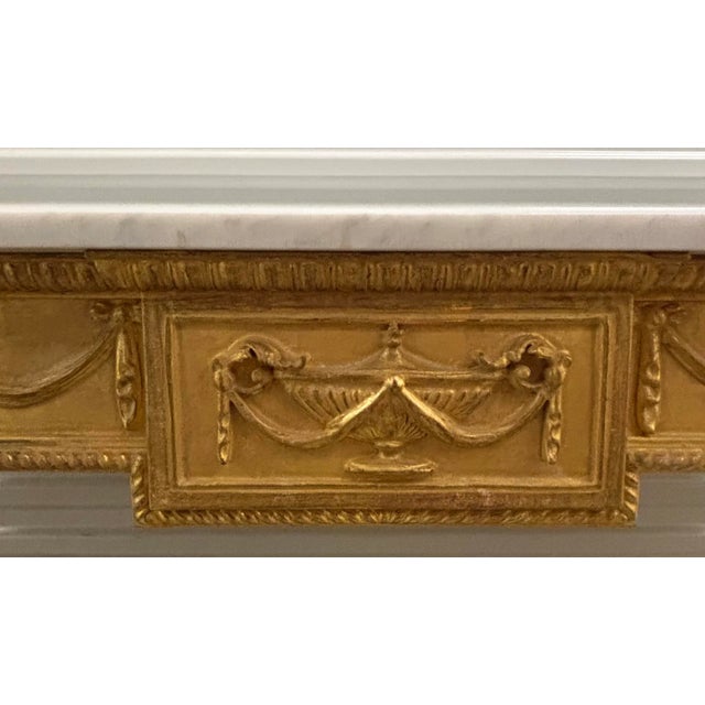 Gold Adam Console Table with Gilt Finish by English Georgian For Sale - Image 8 of 10