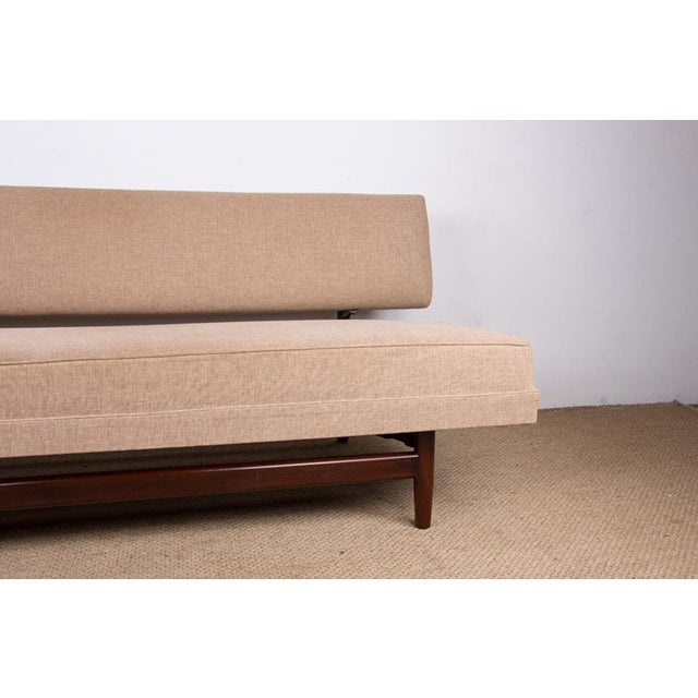 Danish Teak and Fabric 3-Seater Sofa, 1960s For Sale - Image 15 of 15
