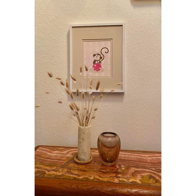 Whimsical Letterpress Signed + Framed Original Art For Sale - Image 9 of 9