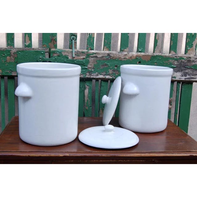 Antique Glazed Terracotta Vases, Set of 2 For Sale - Image 18 of 18