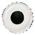 Ceramic Vintage Blue & White Chinoiserie Porcelain Garden Stool With Double Coin & Floral Medallions For Sale - Image 7 of 7