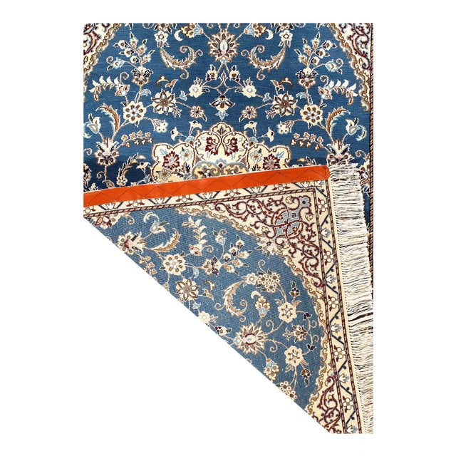 Traditional Pasargad DC Fine Hand Knotted Wool & Silk Rug For Sale - Image 3 of 3