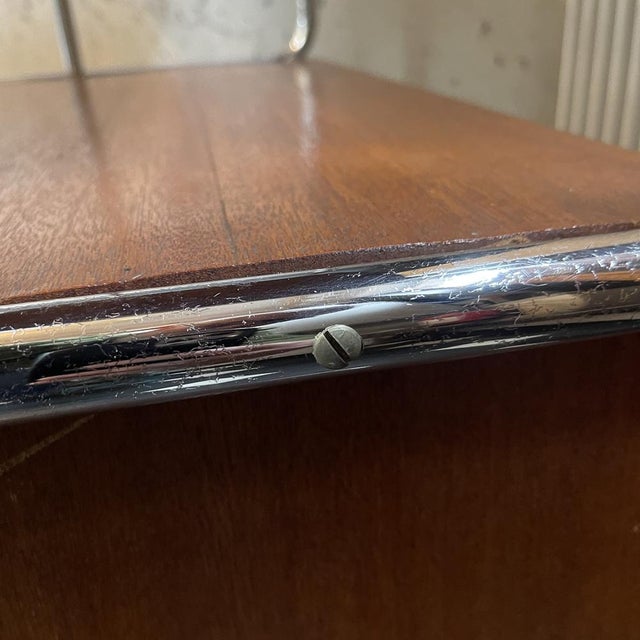 Modernist Art Deco Bauhaus Tubular Steel & Wood Sideboard, 1930 For Sale - Image 11 of 16