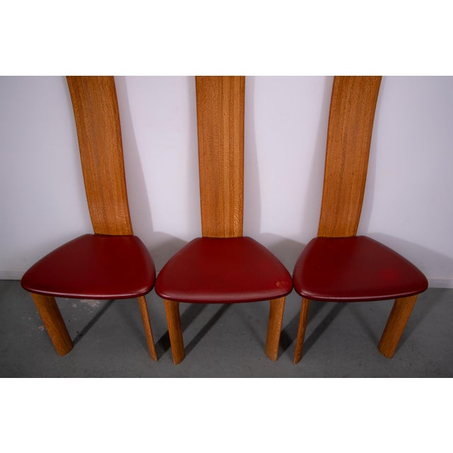 Iris Chairs by Bob Van Den Berghe for Van Den Berghe Pauvers, 1995, Set of 8 For Sale - Image 12 of 14