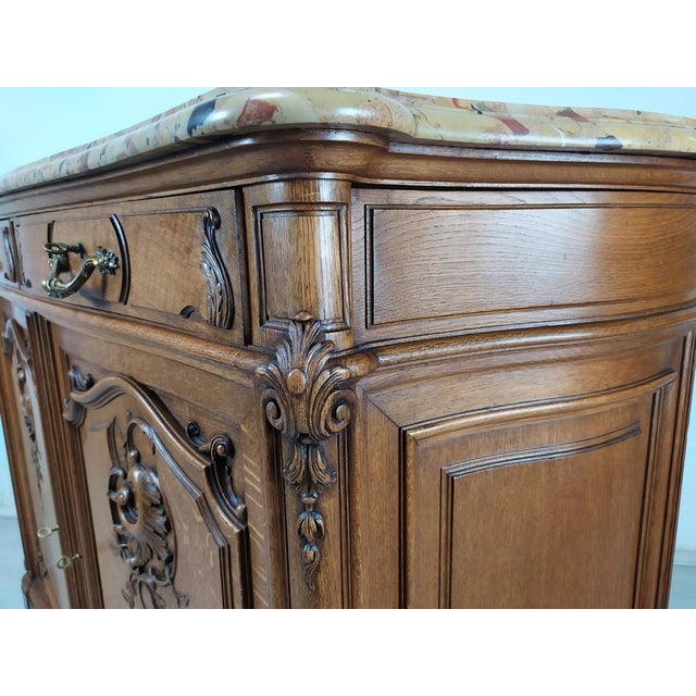 Louis XV Buffet by Mercier Chêne, 1890s For Sale - Image 13 of 18