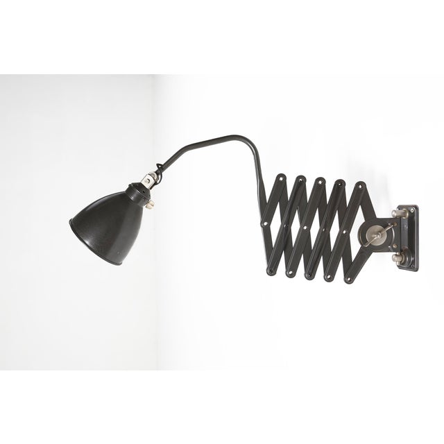1930s Bauhaus Scissor Wall Lamp, 1930s For Sale - Image 5 of 11