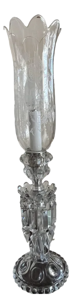 French Crystal Lamp from Baccarat, 1990