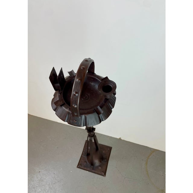 Arts and Crafts Standing Ashtray by Hugo Berger as Goberg, Germany, 1900s For Sale - Image 10 of 18