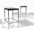 Pair of Minimalist Chrome Side Tables With Granite Tops For Sale - Image 10 of 10