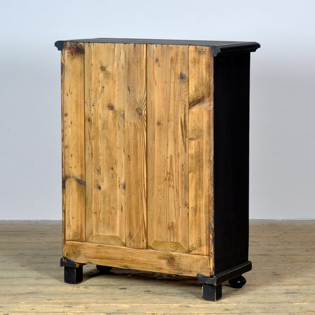 Pine Cabinet with Six Drawers, 1920 For Sale - Image 11 of 12