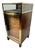 Collector’s Square Mahogany & Brass Bound Display Cabinet With Seven Drawers For Sale