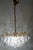Brass & Lead Crystal Chandelier from Palwa For Sale - Image 12 of 15