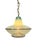 French Green Glass Pendant Lamp, 1950s For Sale - Image 9 of 13