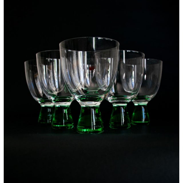 Murano Crystal Martini Glass by Moretti, Set of 6 For Sale - Image 7 of 18