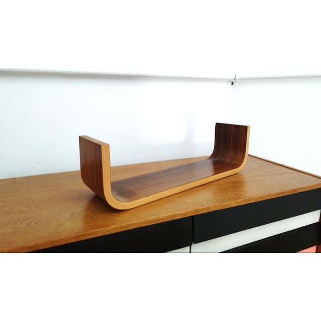 Czech Decorative Shelves attributed to Ludvik Volak for Drevopodnik Holesov, 1960s, Set of 3 For Sale - Image 14 of 18