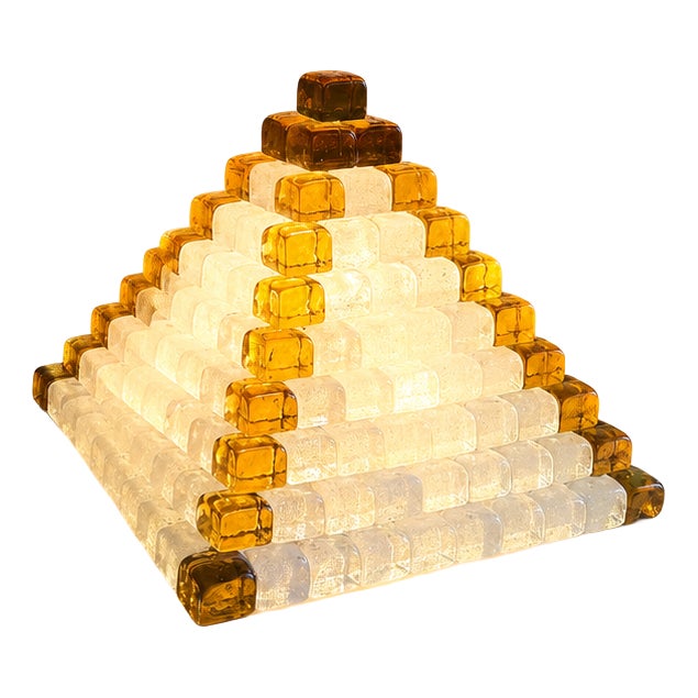 Piramide Table Lamp by Albano Poli for Poliarte, 1970 For Sale