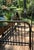 Late 18th Century Antique Mixed-Metal Twin Bed Frame With Brass Accents For Sale - Image 5 of 16