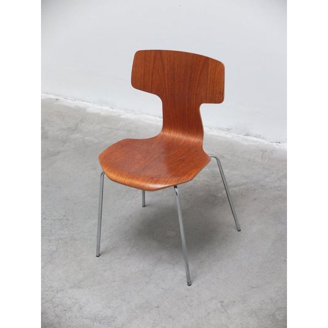 Wood Hammer Chair by Arne Jacobsen for Fritz Hansen, 1983 For Sale - Image 7 of 13