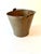 A simple and small solid brass pail. The patination is perfect, making this piece a wonderful decorative piece, and also...