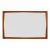 Expansive Mid-Century Modern Wall Hanging Mirror in Solid Walnut by Drexel, Usa, C. 1960s For Sale