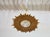 Mid-Century Modern Mid 20th Century French Gilt Metal Flush Mount Sunburst Light Fixture, Rewired For Sale - Image 3 of 8