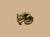 1980s Mid-Century 14k Curled Sleeping Cat Pendant For Sale - Image 5 of 7