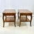This pair of Bassett Side Tables are traditional French Provincial style. Crafted from maple, they are from the 1950s and...