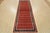 Farmhouse Mahal Runner 3’9” X 10′ Red Wool Vintage Tribal Hand-Knotted Oriental Rug For Sale - Image 3 of 13