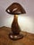 Hand-Carved Wooden Mushroom Table Lamp with Integrated Led For Sale - Image 15 of 18