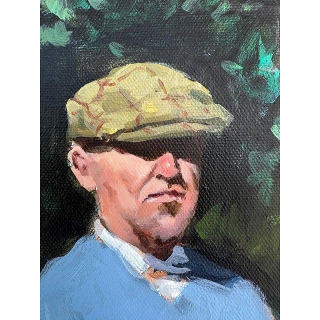 Geiler Gonzalez Golf Painting on Canvas, "Game Over" For Sale - Image 4 of 12