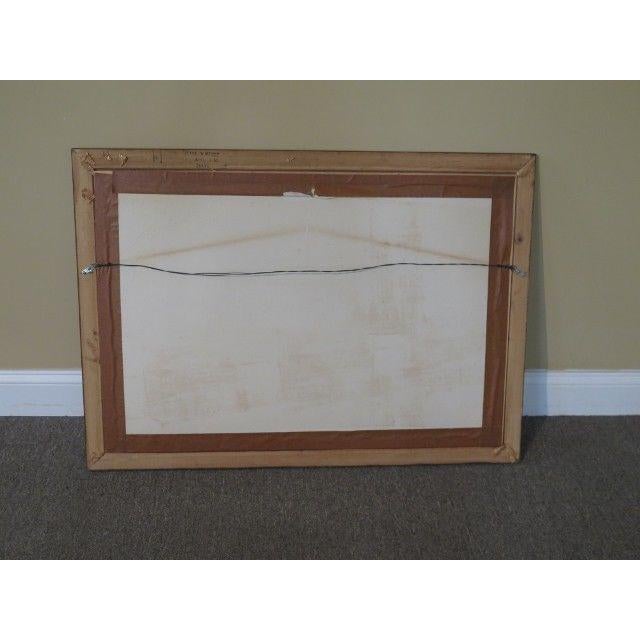 Large "Hunt Scene" Decorative Framed & Matted Print For Sale In Philadelphia - Image 6 of 8